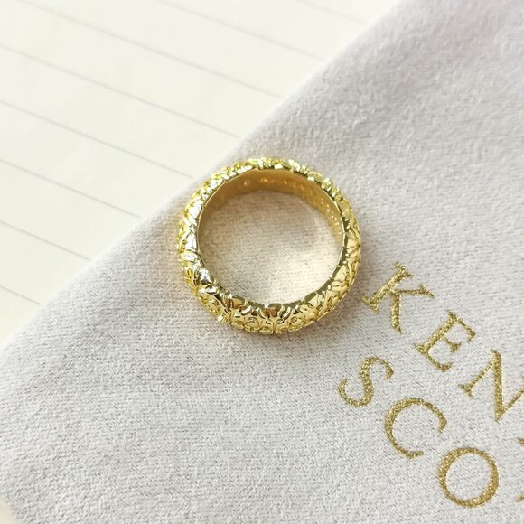 Kendra Scott jewelry - Harper Gold Plated Band Ring Size 7 - Picture 2 of 3